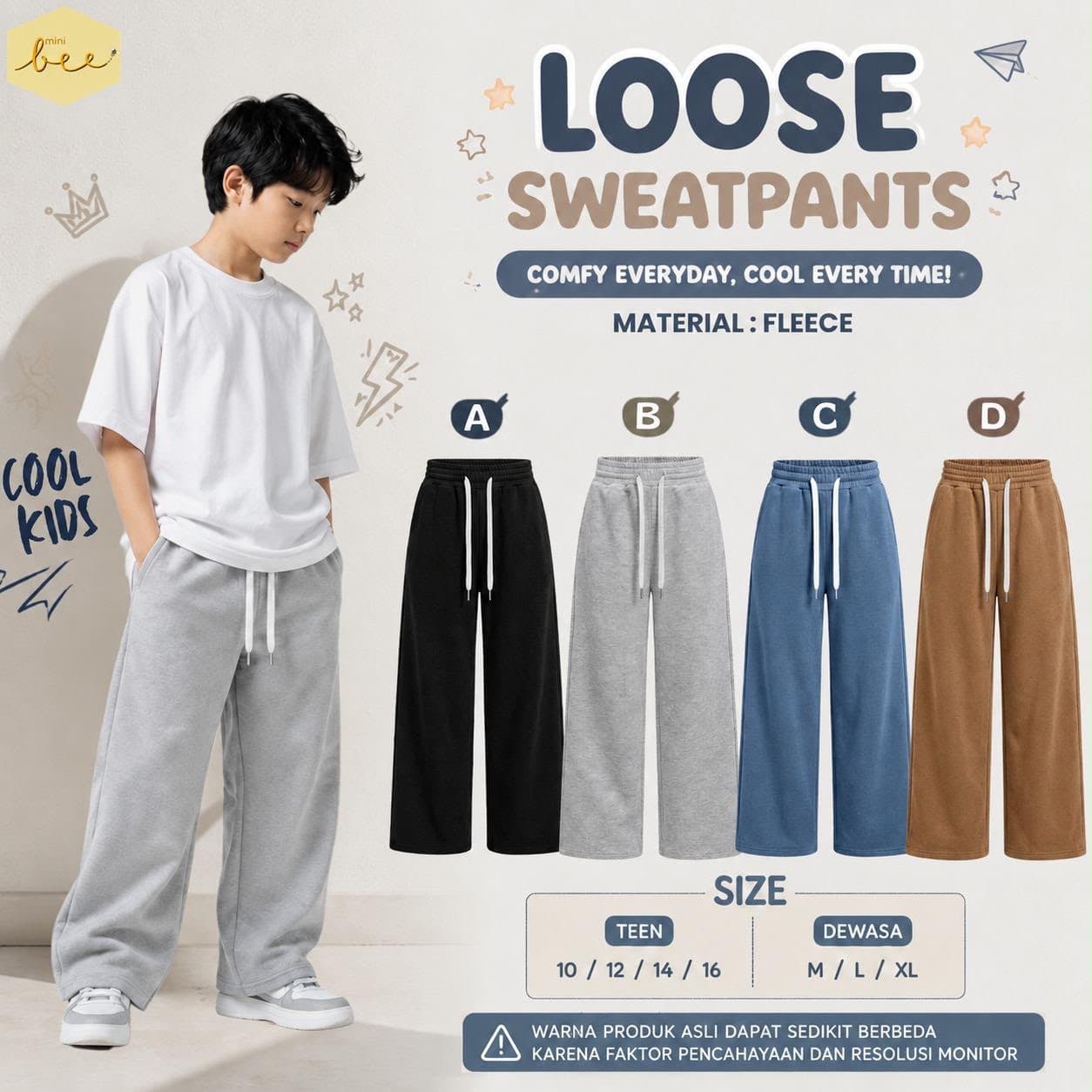 Loose Sweatpants by Minibee - OG
